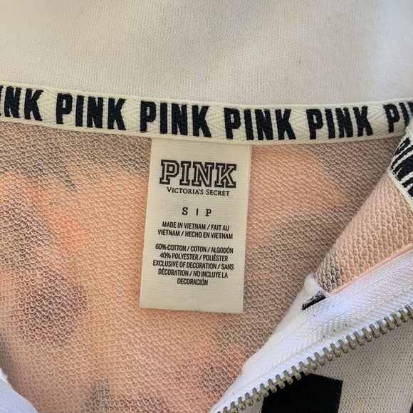 PINK Zip Up Pullover - Picture 3 of 3